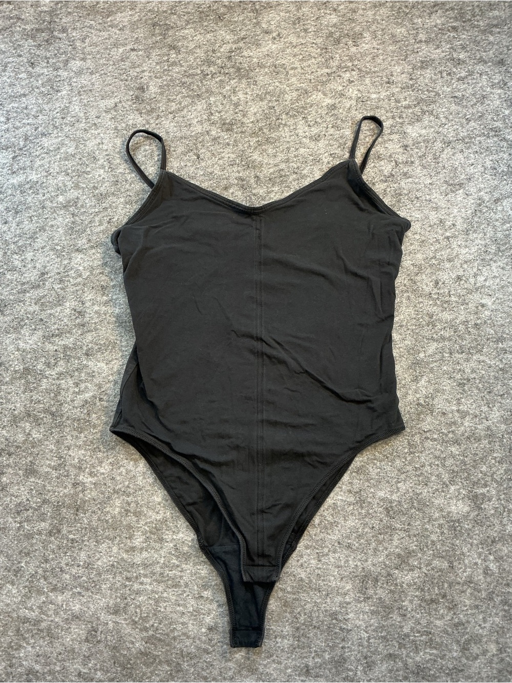 Everlane Black One-Piece Bodysuit Size L